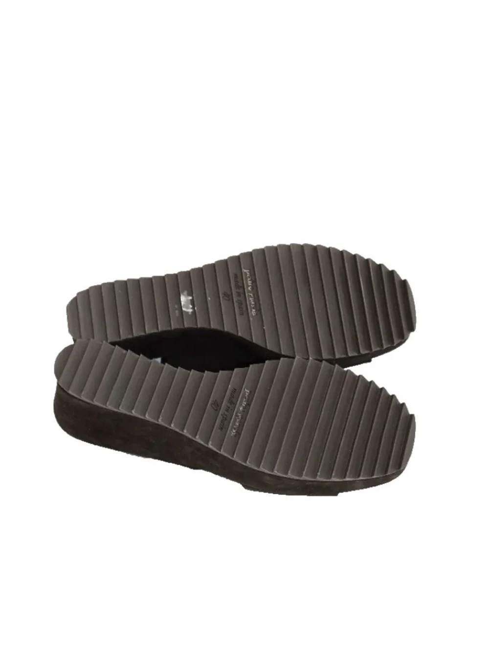 $650 PEDRO GARCIA STRAPPY wedge sandals DARK CHOCOLATE SUEDE SAWTOOTH 40 (DD3)
